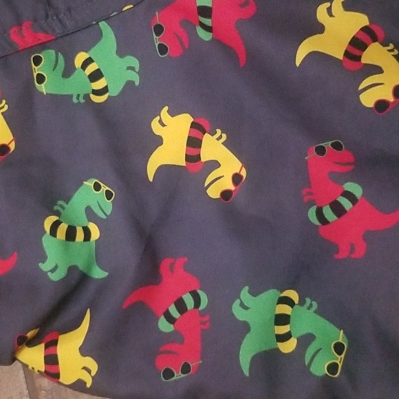 Boys 2t Swim Trunks With Dinosaur Print NWOT - Picture 4 of 9